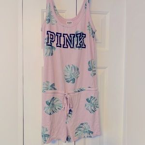 VS Pink terry towel jumpsuit